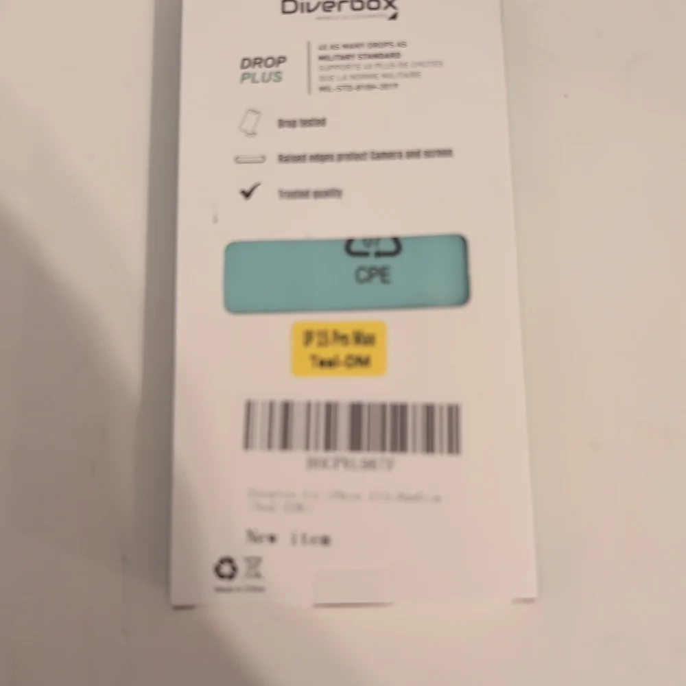 I-Phone 15‎ Pro Max Diverbox Shatter Proof and Anti Scratchy Phone Case Teal NIB